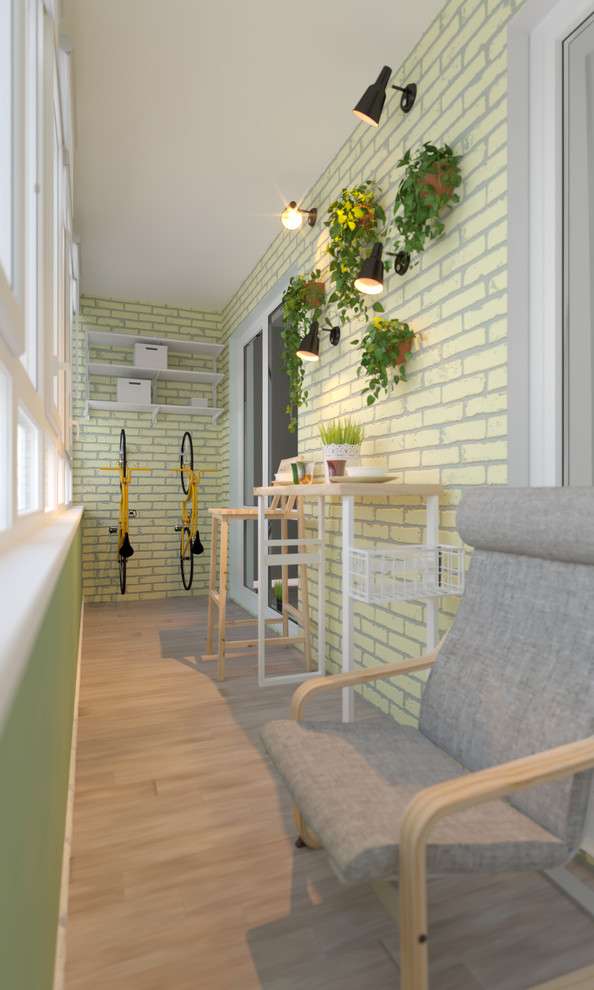 Балкон из спальни. Дизайн проект для многодетной семьи