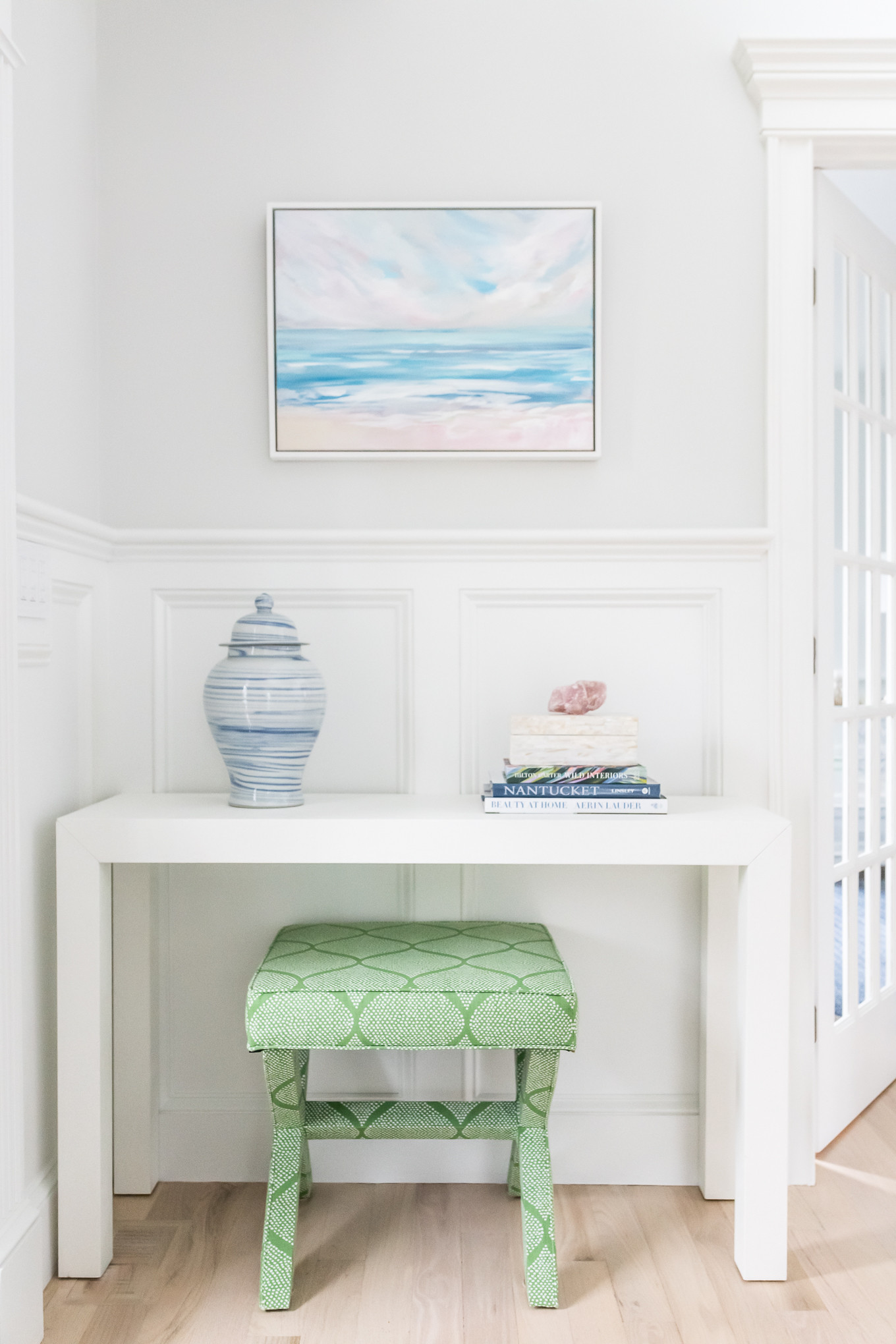 Duxbury Colonial  Foyer Vignette