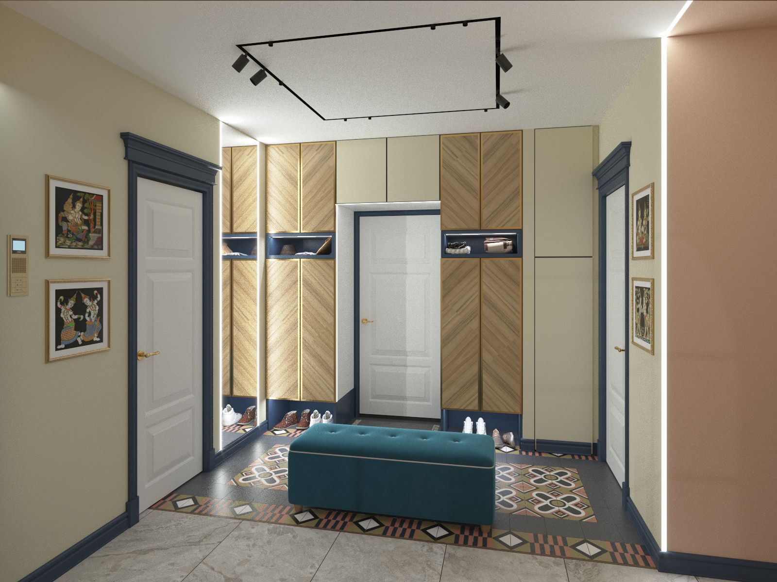 Квартира в стиле ар-деко