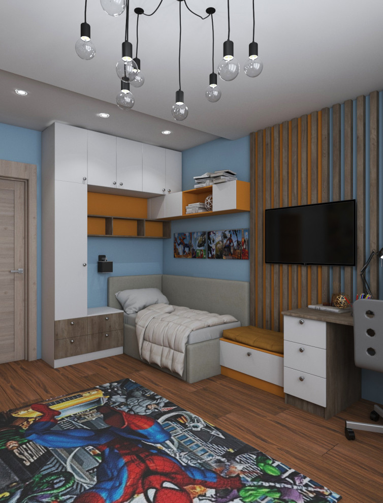 Детская комната с супергероями для юного гика