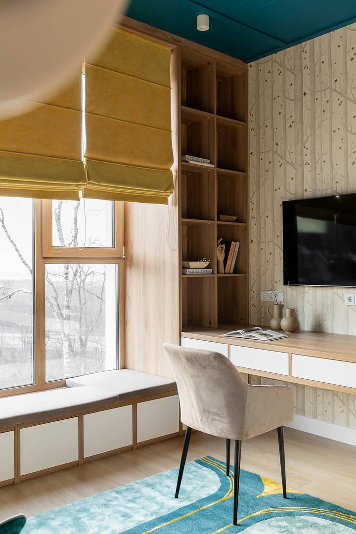 Реализованный дизайн-проект таунхауса в ЖК "На уровне"