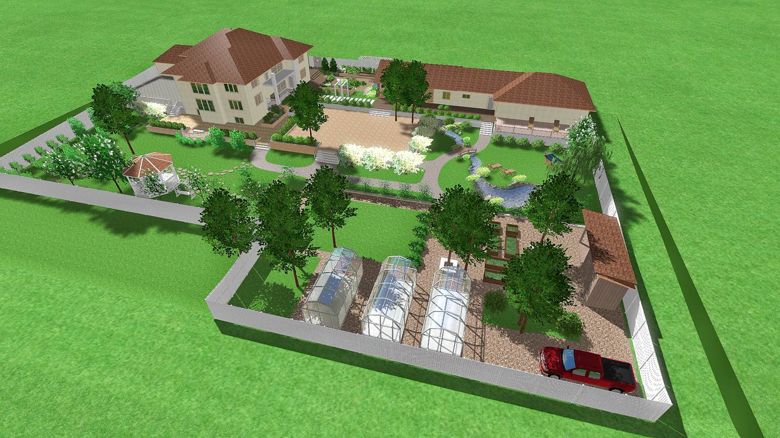 Ландшафтный дизайн проект (Улан-Удэ)