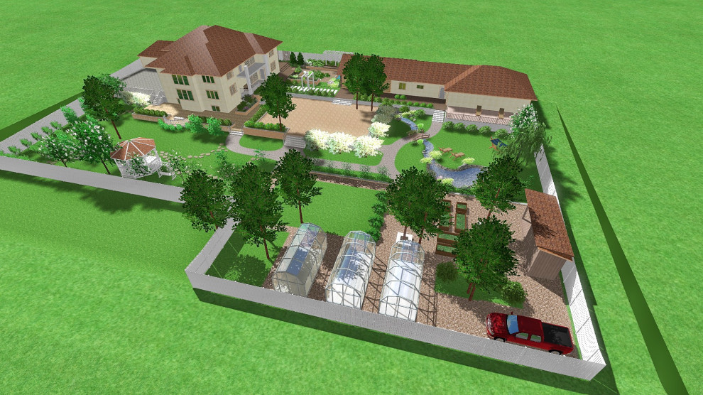 Ландшафтный дизайн проект (Улан-Удэ)