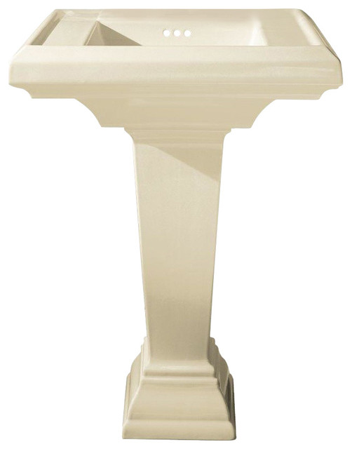 American Standard 0790.800.222 Town Square Pedestal Sink, Linen