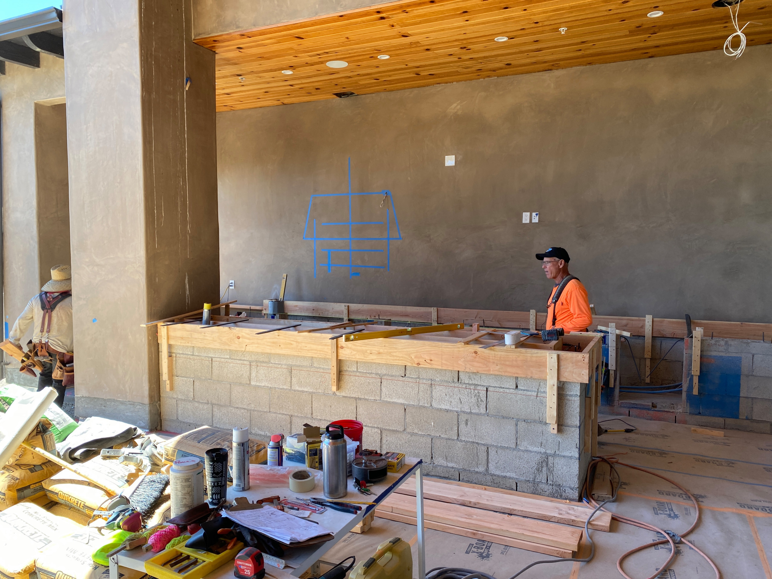 Building an Outdoor Kitchen in Rancho Cielo, Rancho Santa Fe