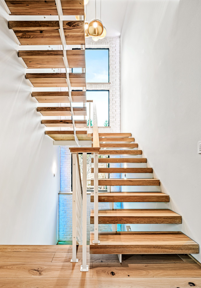 Inspiration for a contemporary staircase in Seattle.
