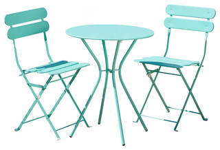Sol 3-Piece Bistro Set, Blue