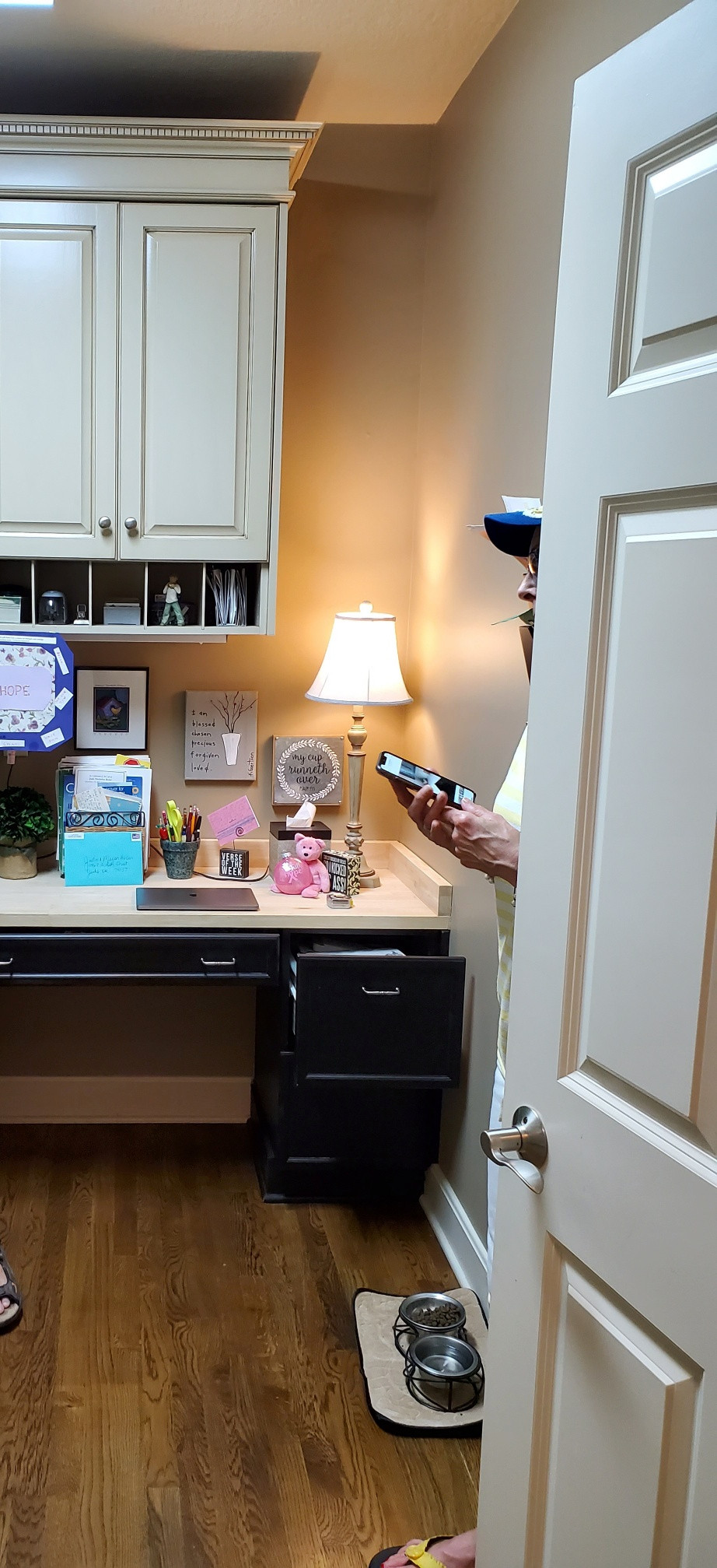 Sharon's laundry-turned Craft Rm