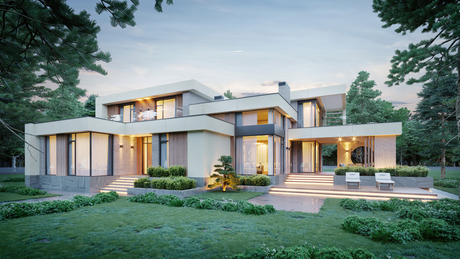 Проект индивидуального жилого дома и бани в СНТ "Ветеран"