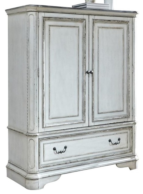 Liberty Magnolia Manor Door Chest, Antique White - French Country ...