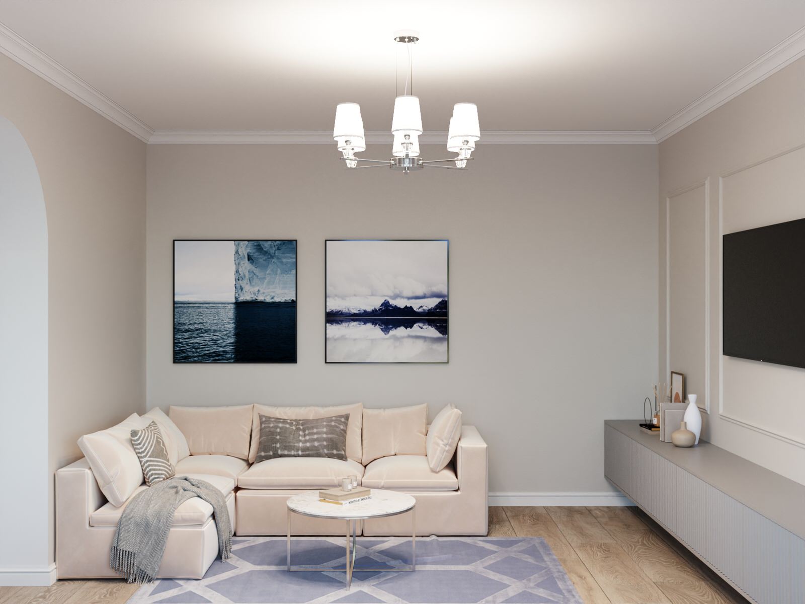 Загородный дом в стиле Неоклассика