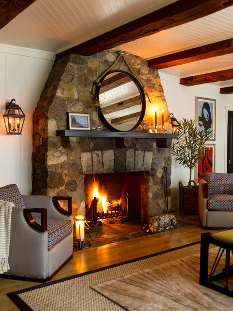 Skaneateles Lake House bord-de-mer-salon