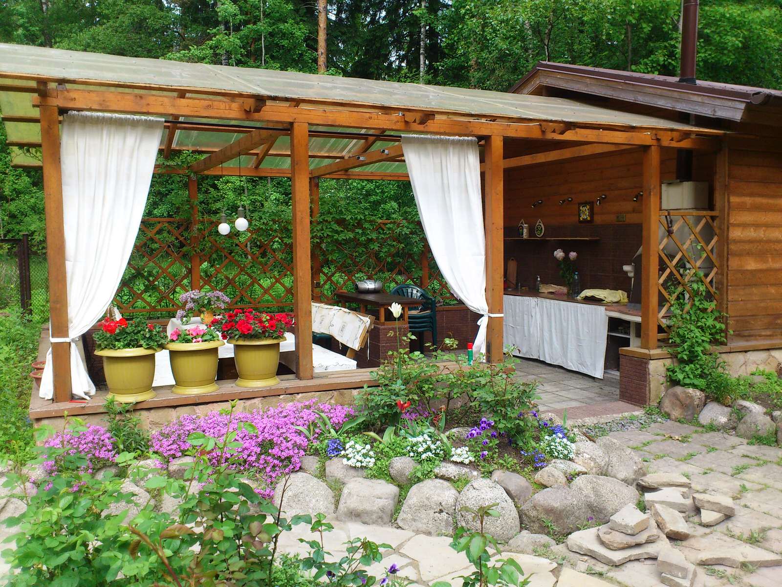 Ландшафт в природном стиле