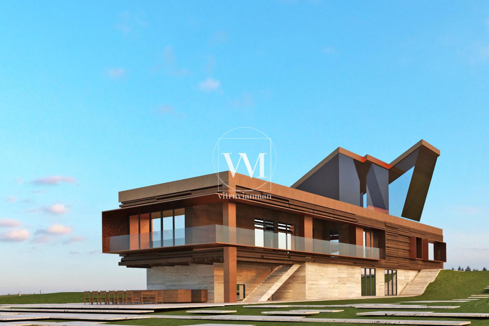 Дом в современном стиле - Архитектура дома - Проектирование дизайн строительство