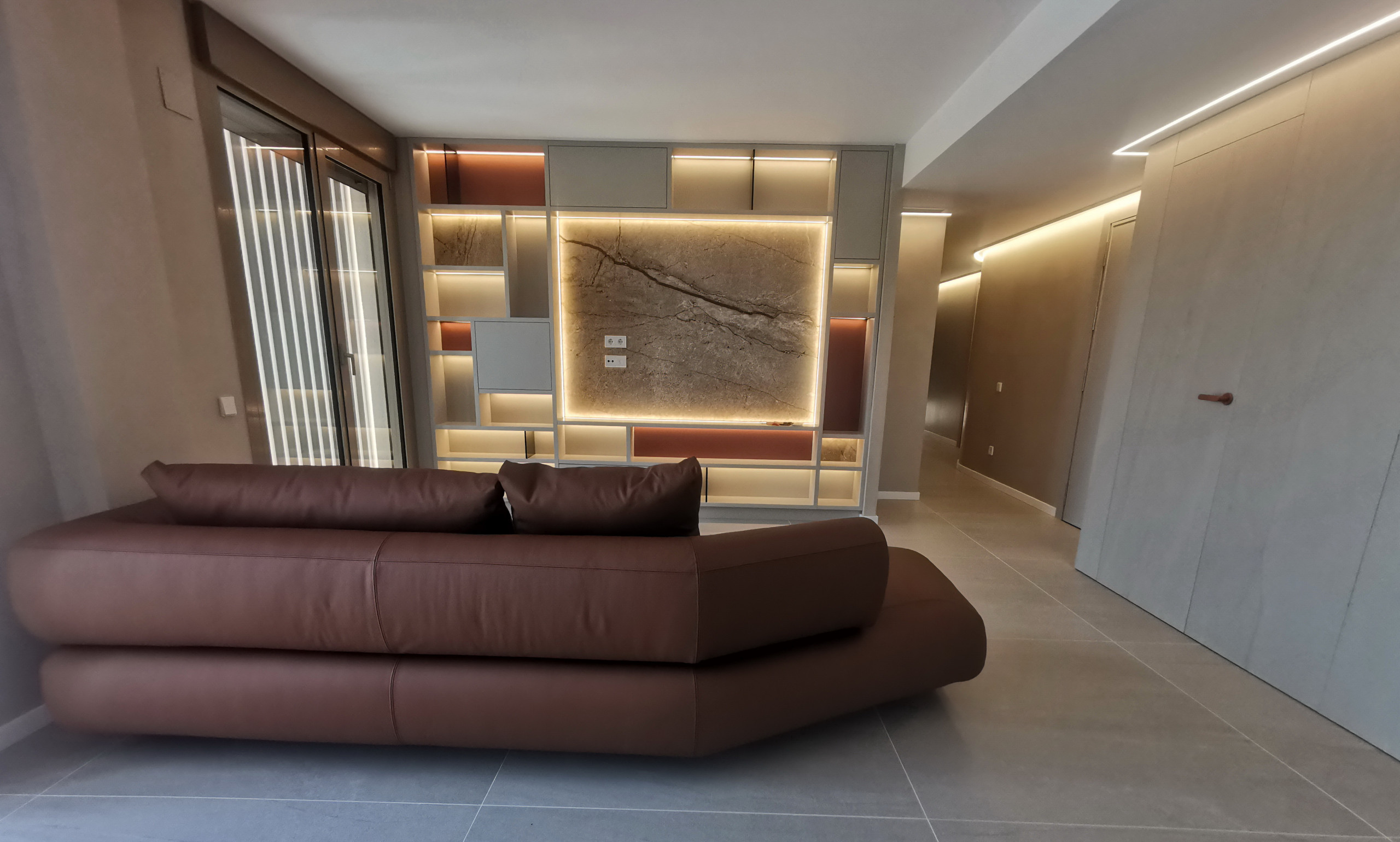Proyecto de interiorismo y reforma integral ático -Valencia