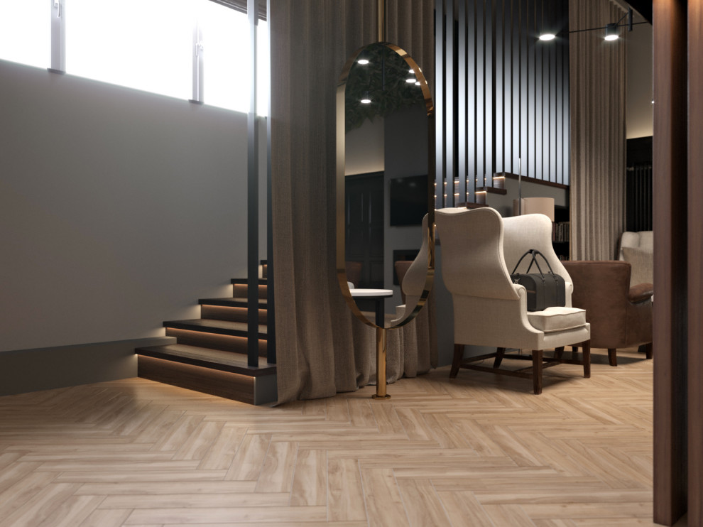 Проект зоны ресепшен в спотривном клубе