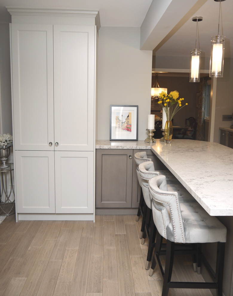 Transitional kitchen photo in Toronto