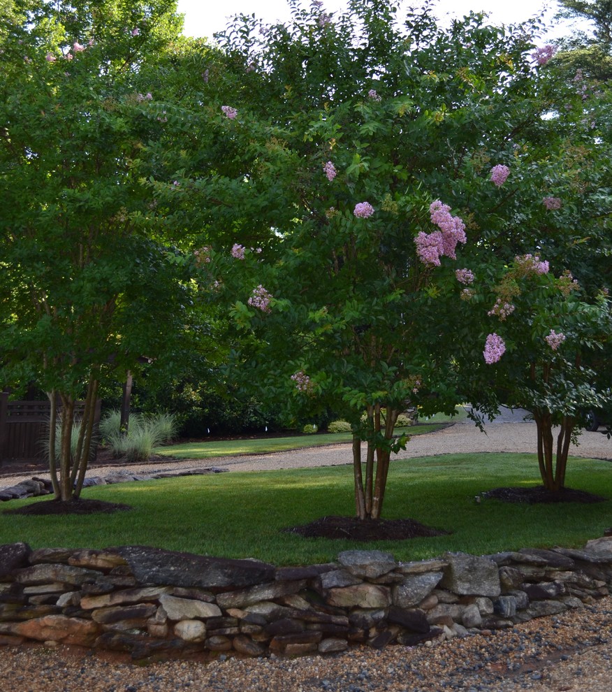 Design ideas for a rustic landscaping in Charlotte.
