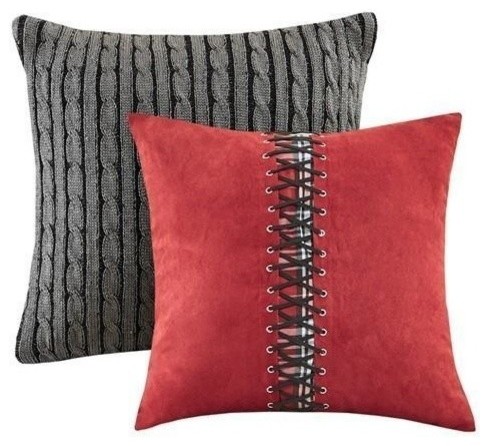 Woolrich Comforter Set In Red Finish Wr10 083 Contemporary