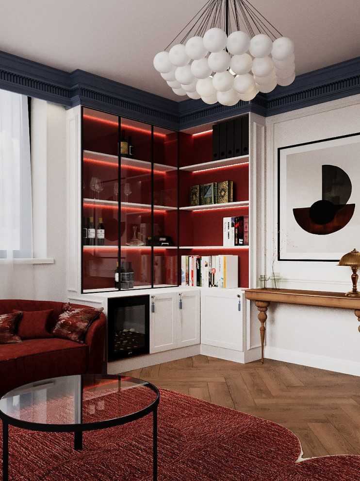 Дизайн интерьера дома в стиле Нео-классика с элементами дизайнерских решений