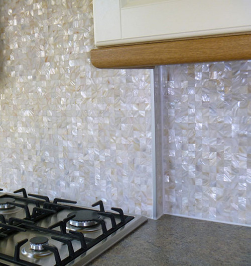 Sealing Groutless Mother Of Pearl Shell Tile