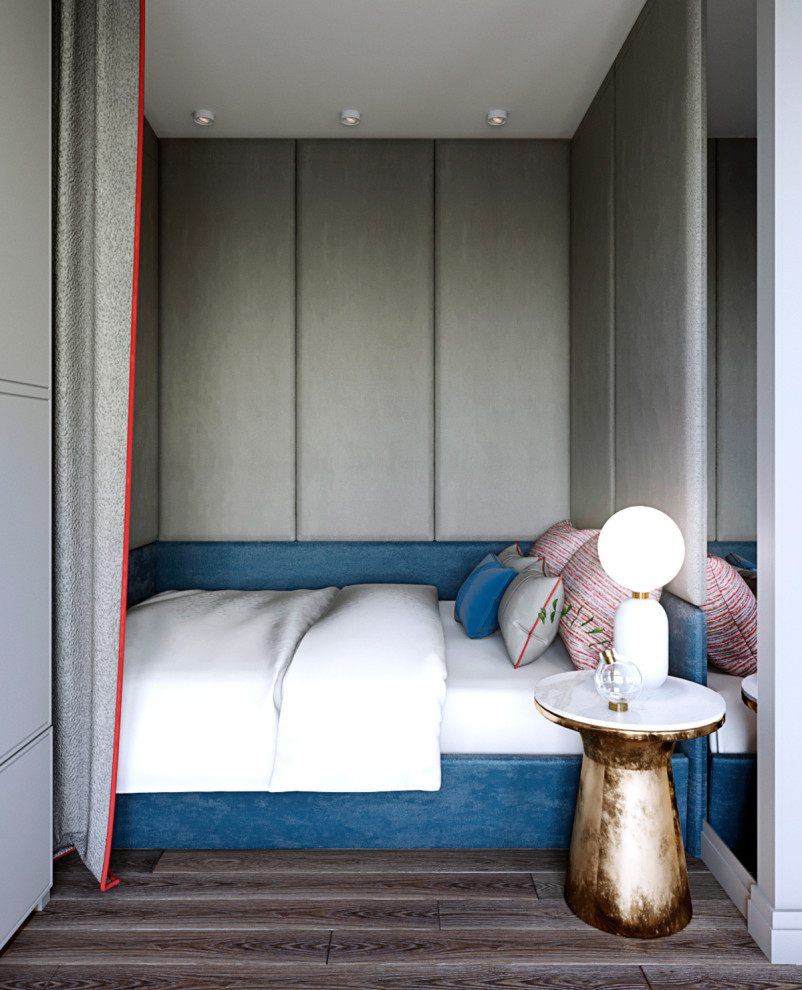 Квартира-студия с яркими акцентами