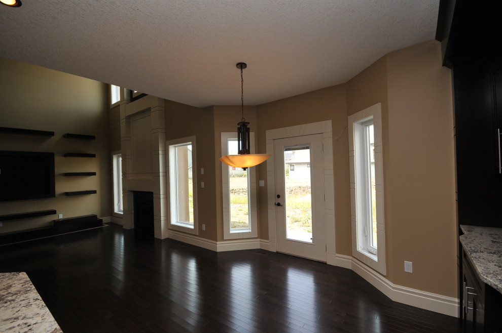 Home design - transitional home design idea in Edmonton