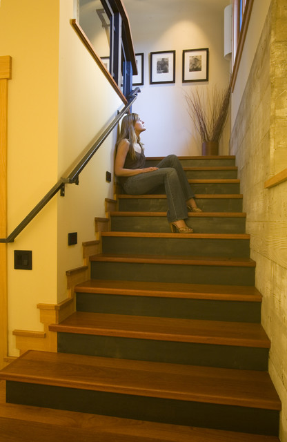 Staircase rustikt-trappe