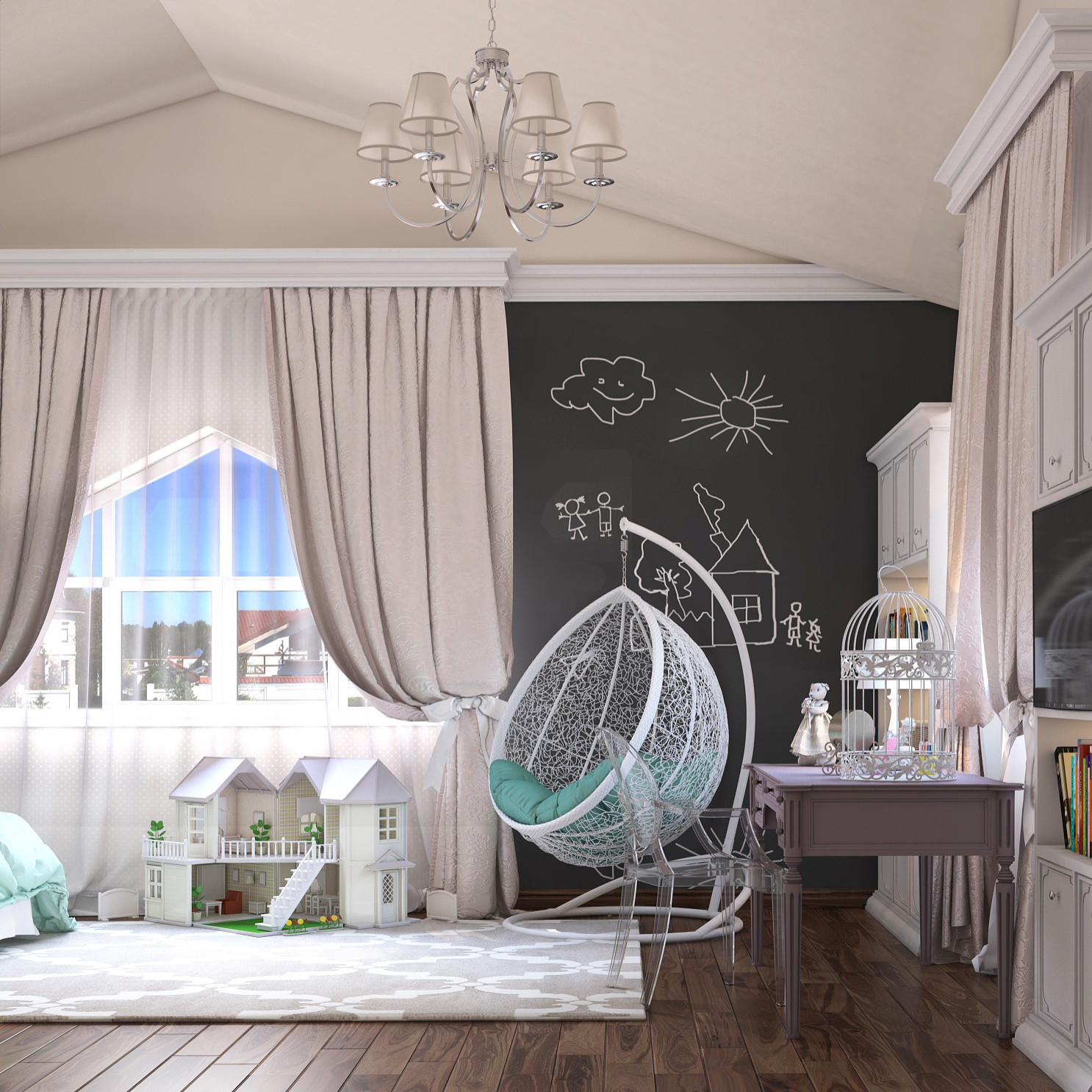 Визуализация детских комнат