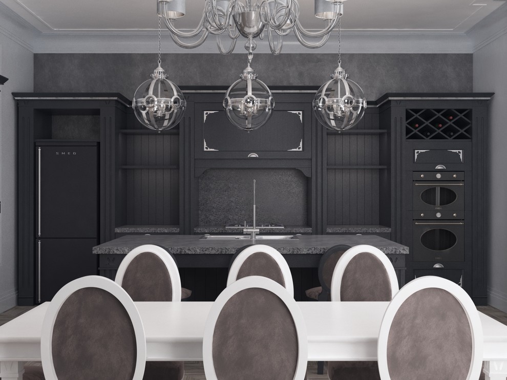 Дизайн коттеджа современная классика (п-ов Пролетарский)