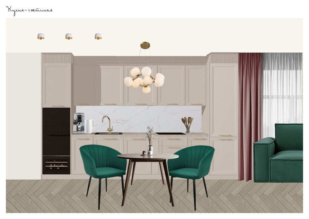 Кухня-гостиная