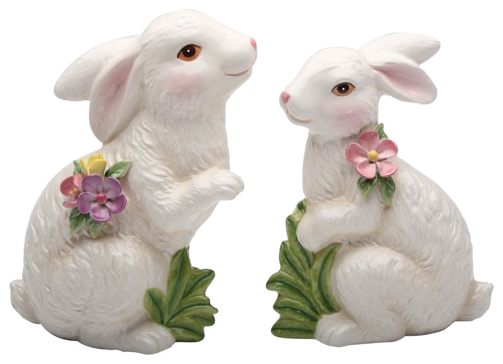 Bunny Couple Figurine Set Of 2