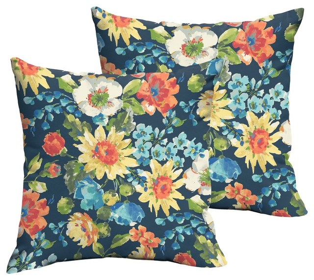 Light Blue And Yellow Outdoor Pillows Outdoor Lighting Ideas