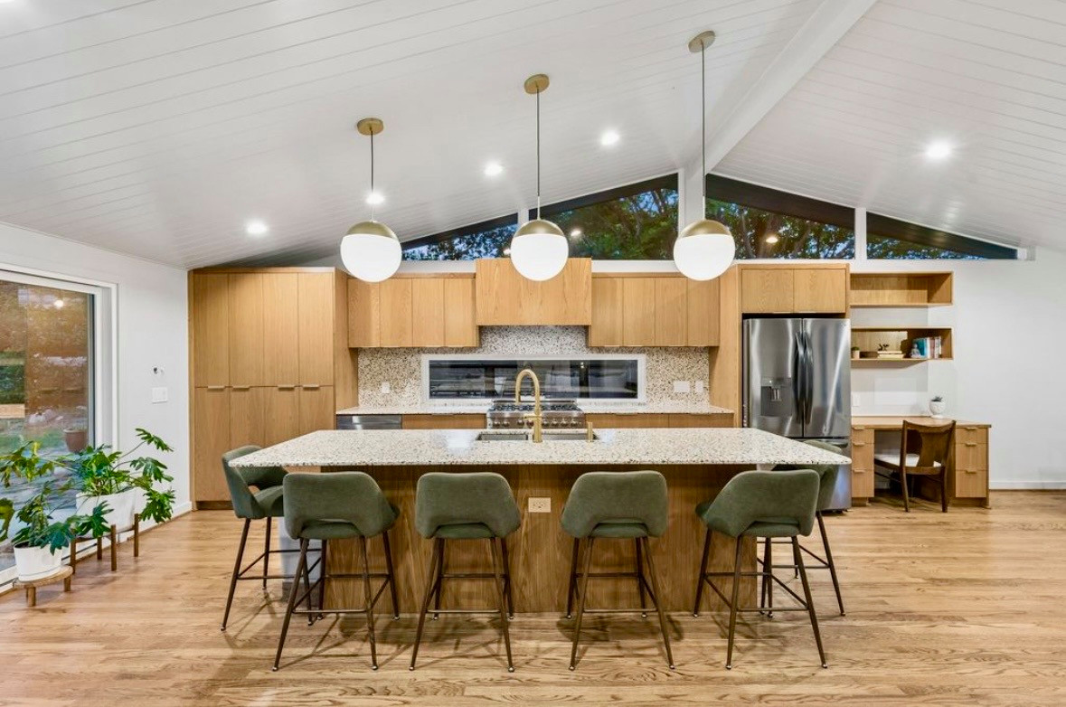 75218 Old Lake Highlands Kitchen and Living Room Remodel