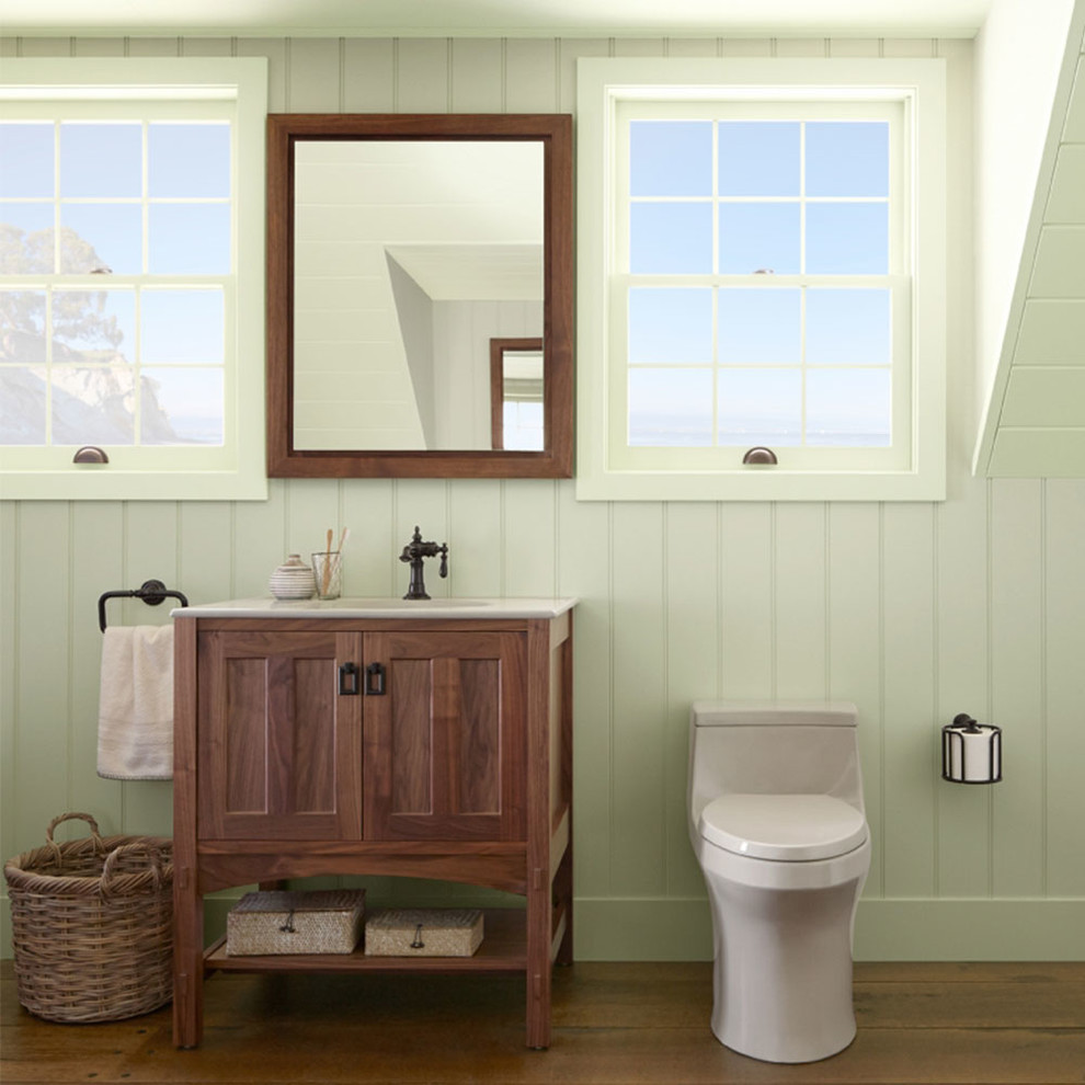 Design ideas for a country bathroom in New York.