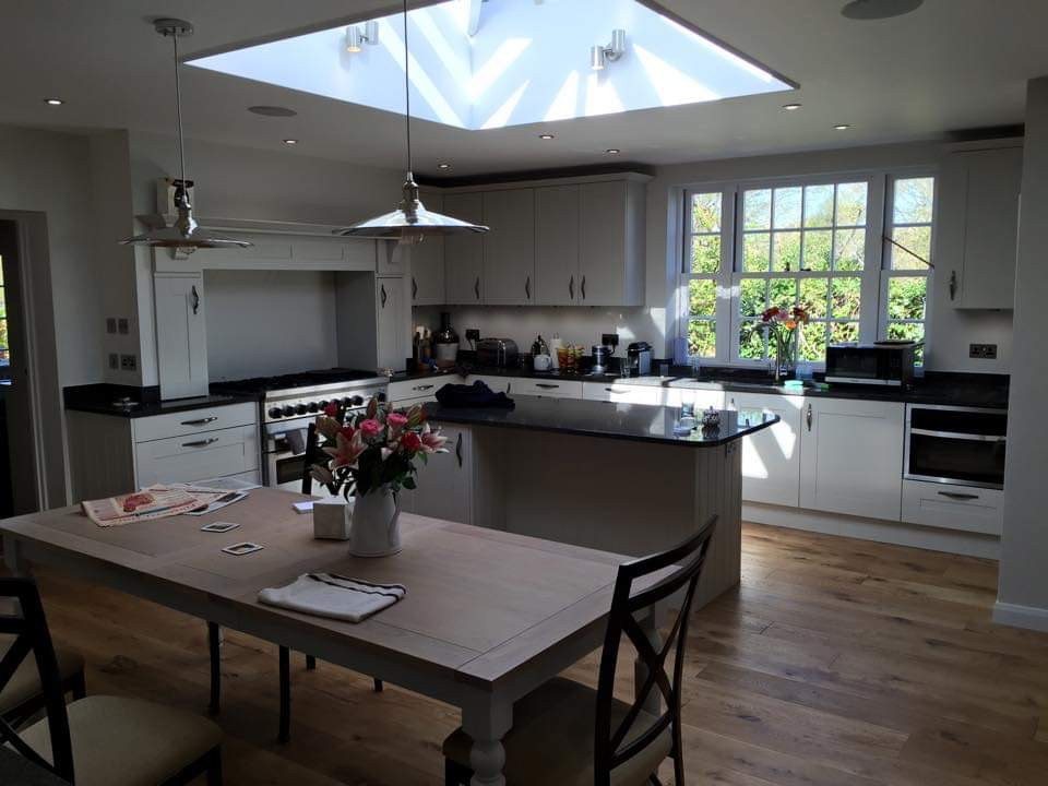 This is an example of a country kitchen in Berkshire.