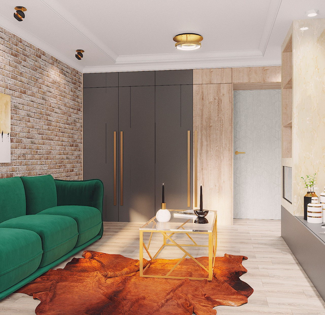 3-ком. квартира в стиле фьюжн