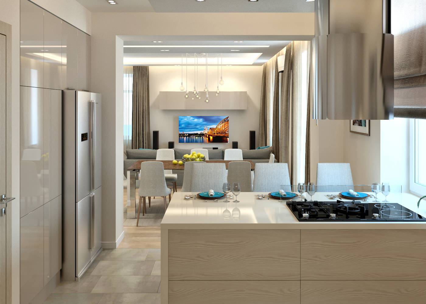 Town-house near the sea