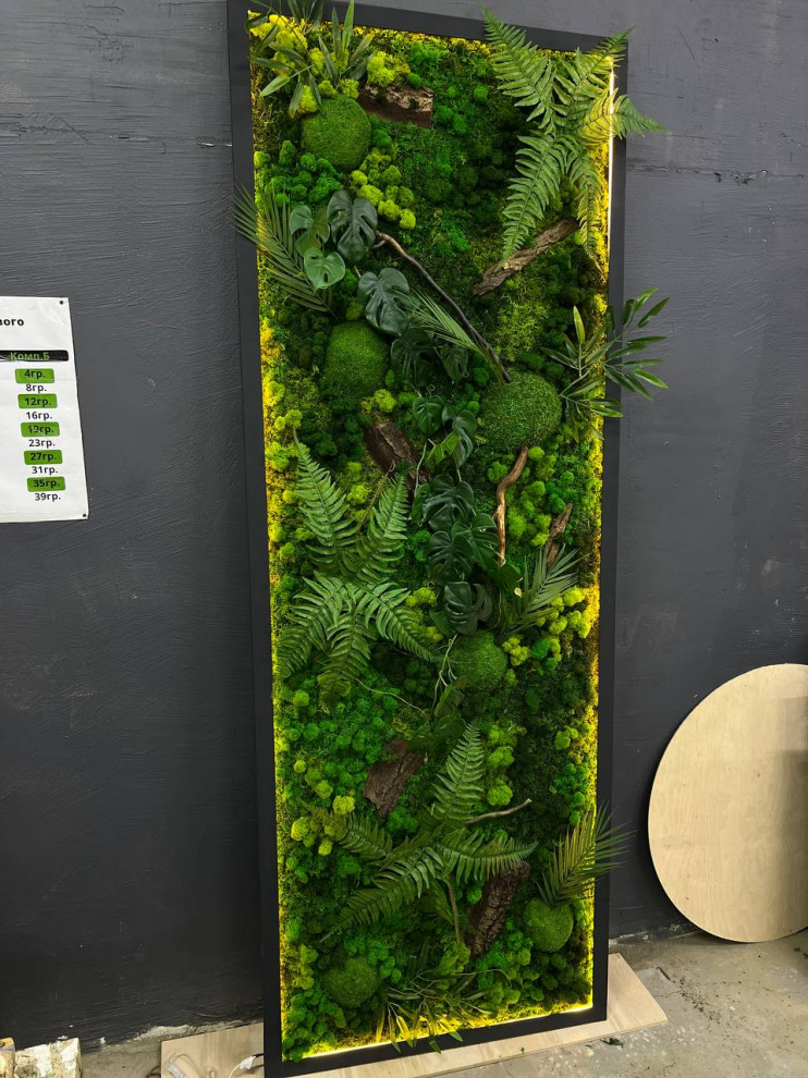 Панно из стабилизированного мха