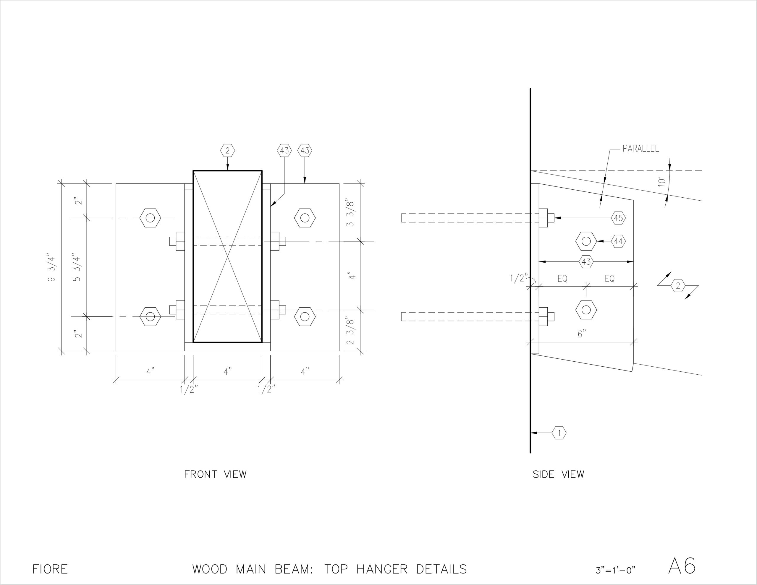 WOOD BEAM DETAILS
