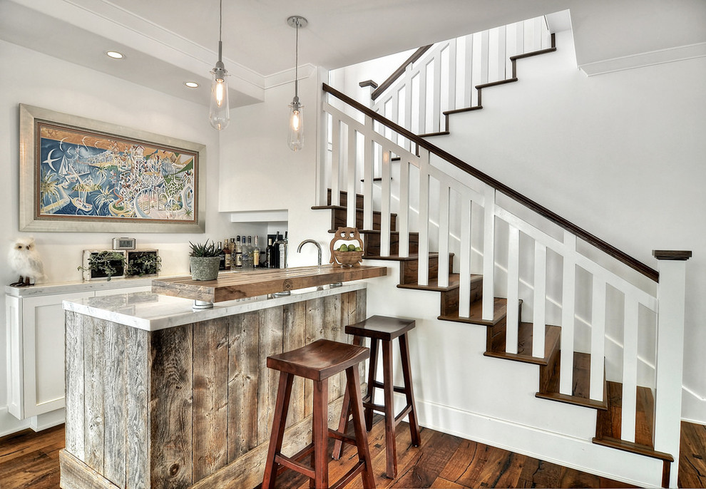 Newport Beach Custom Home - Transitional - Home Bar - Orange County ...