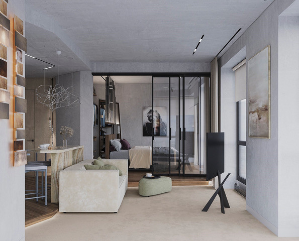 Назад в будущее. Квартира 70 кв.м. в ЖК Вэлтон Парк