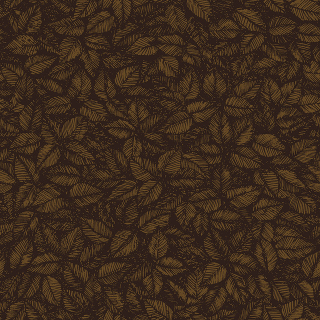 Brown Leaf Pattern Wallpaper - Wall.GiftWatches.CO