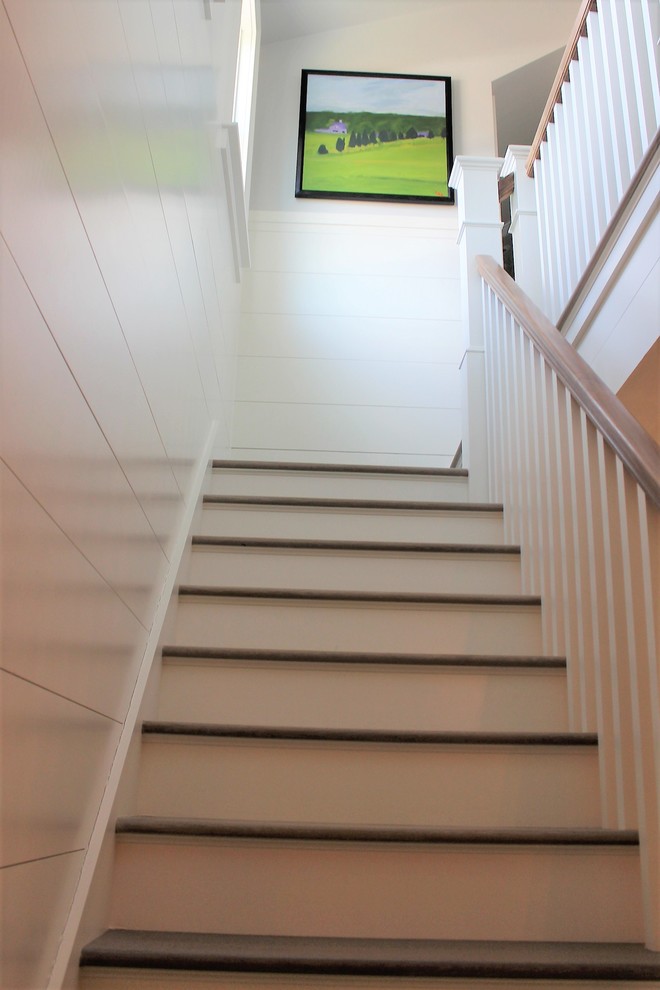 Elegant staircase photo in Boston