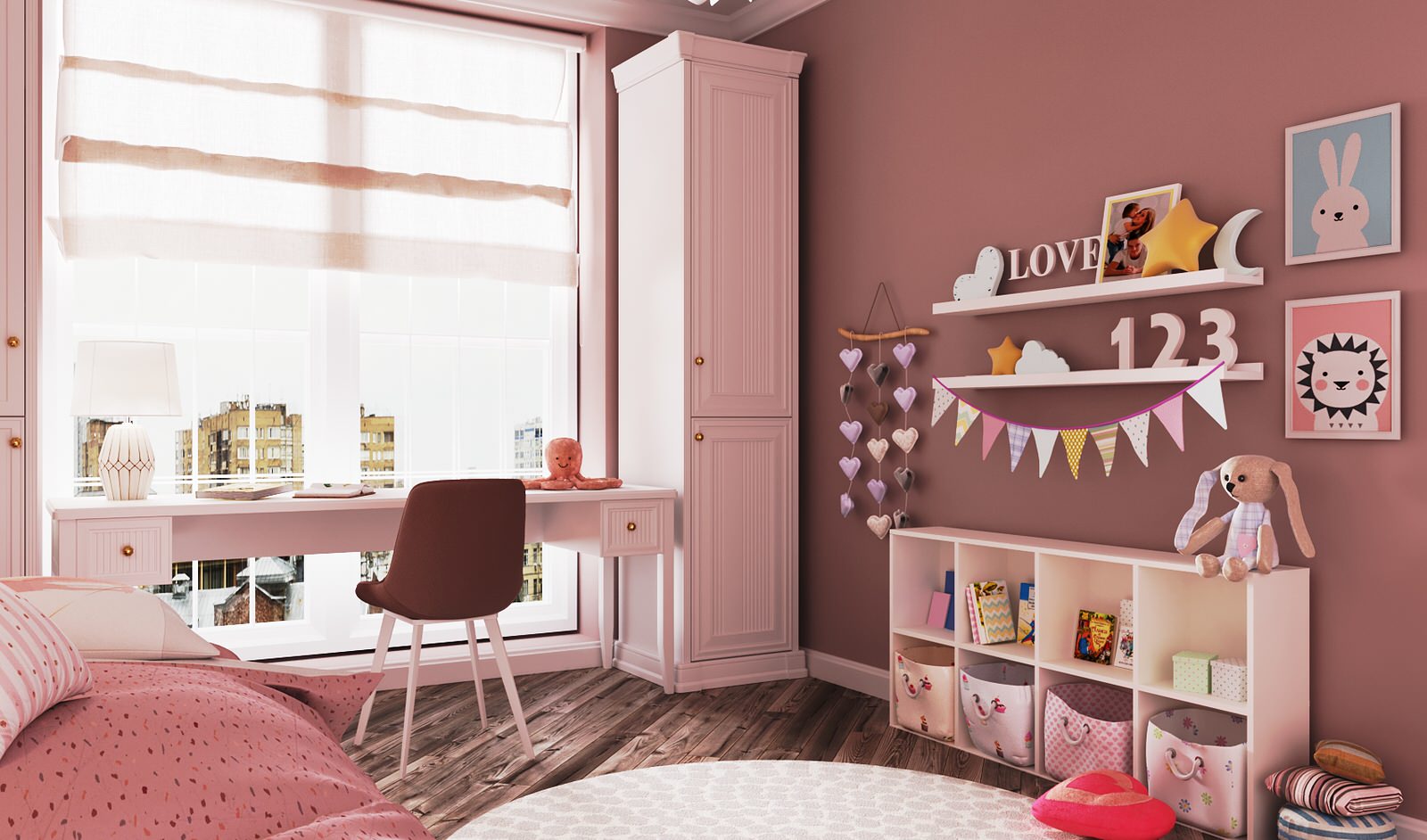 Проект "3D проект детской комнаты"