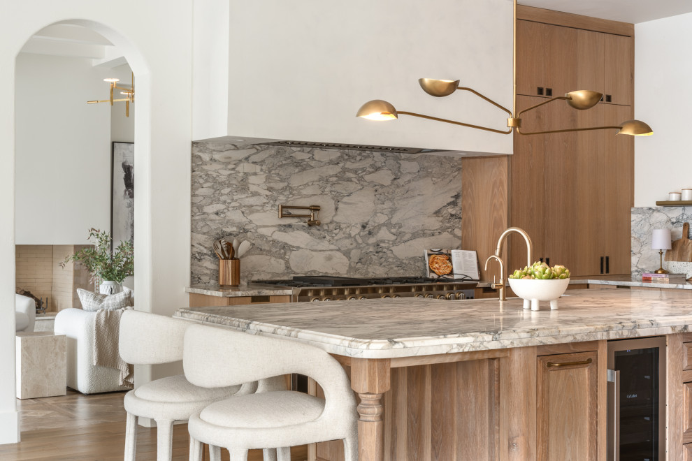 Inspiration for a transitional kitchen remodel in Austin