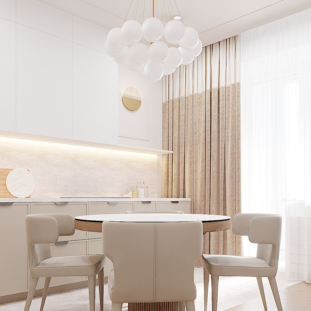 Дизайн-проект двухкомнатной квартиры в ЖК НестеровскийСовременная