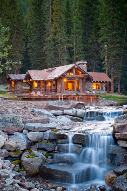 Waterfall rustic-landscape