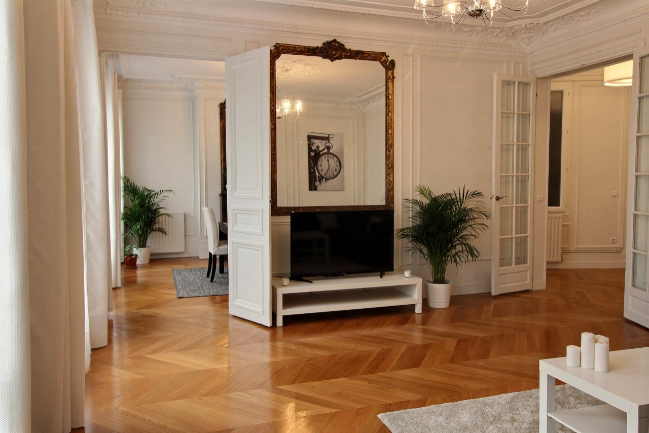 Example of a trendy home design design in Paris