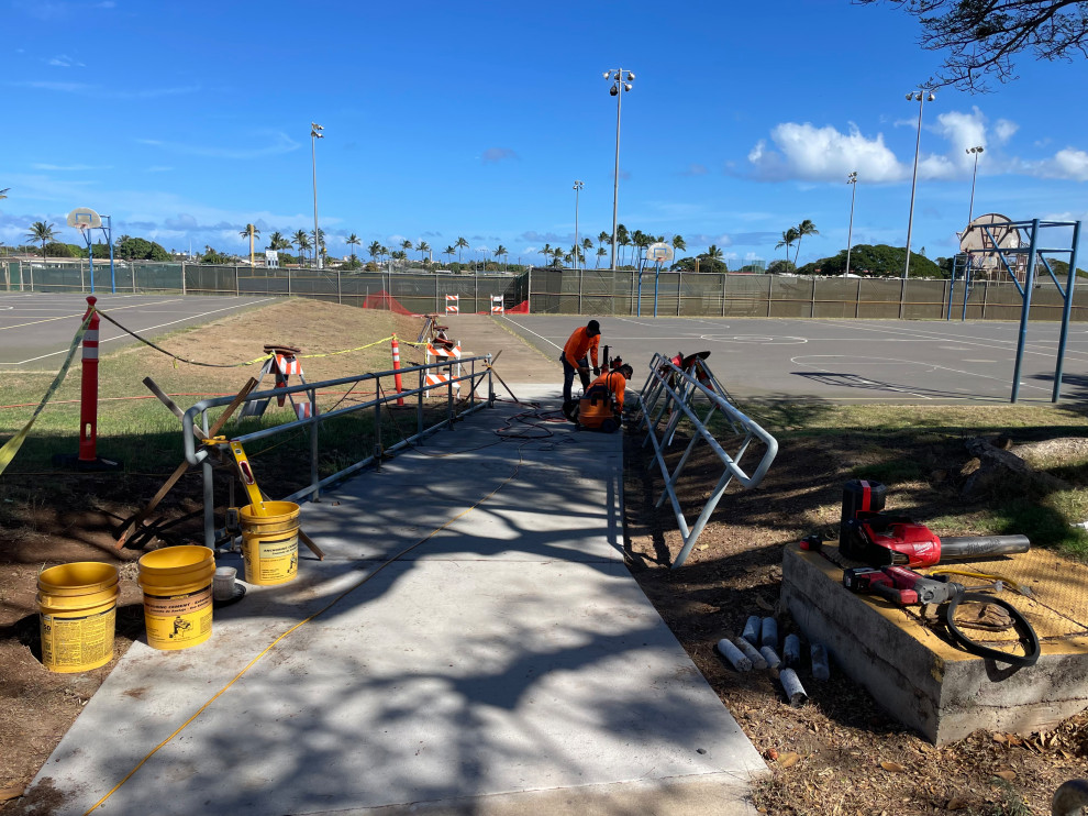 Maui High School - Handrails